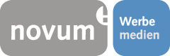 Logo von Novum mit dem Schriftzug 